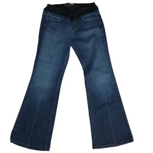 Paige Premium Denim Laurel Canyon Flare Maternity Jeans Size 30